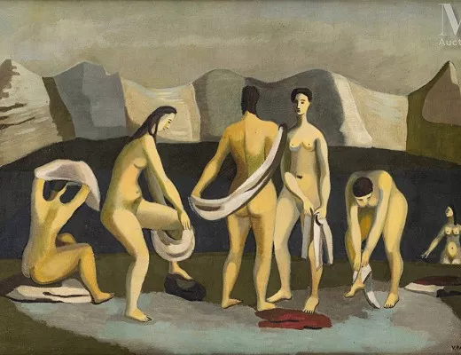Femmes au bain
